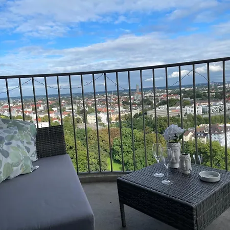 Appartement Skyline Augsburg-stilvoll & Zentral *