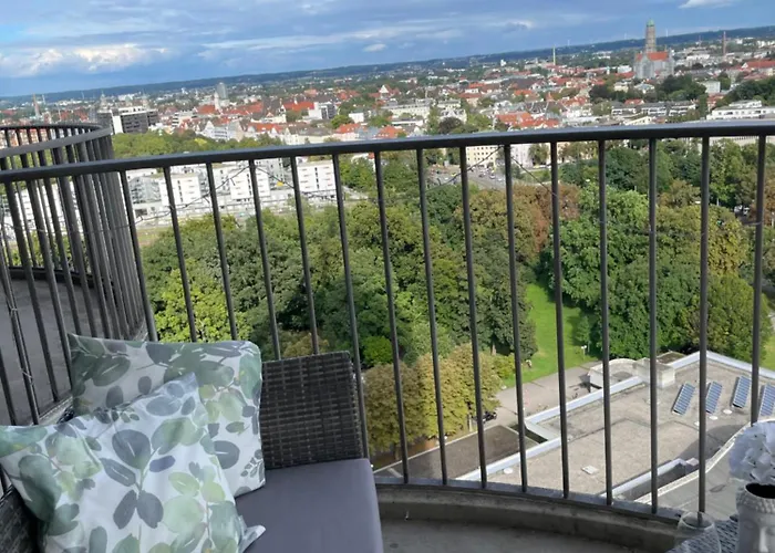 Skyline Augsburg-stilvoll & Zentral * Аугсбург