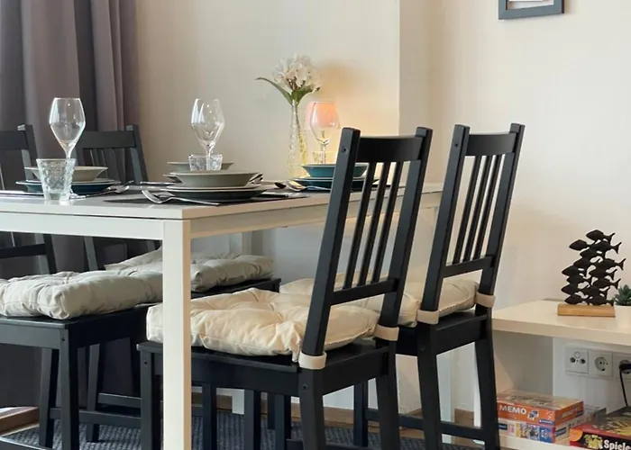 Апартаменти Skyline Augsburg-stilvoll & Zentral Аугсбург