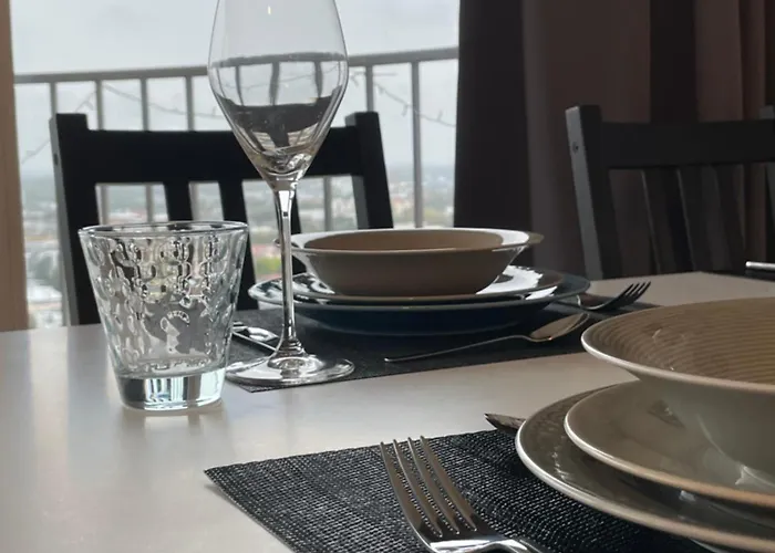 Апартаменти Skyline Augsburg-stilvoll & Zentral *